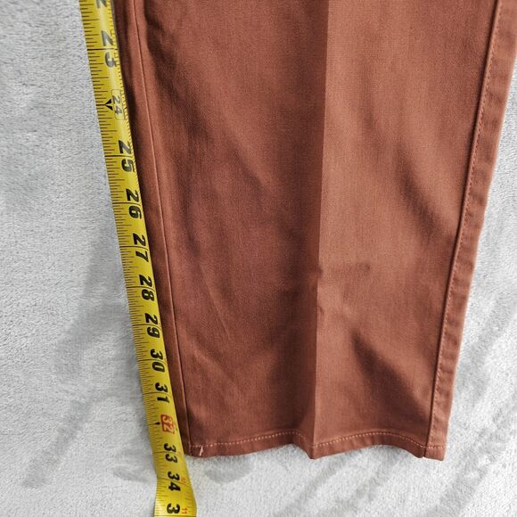 PETER MILLAR Crown Crafted 32x33 Spice Orange 5-Pocket Men's Chino Pants - Picture 6 of 6